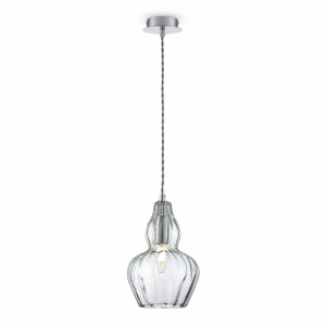 PENDUL VERDE, EUSTOMA MOD238-PL-01-GN , DIN METAL SI STICLA, STIL MODERN, MAYTONI