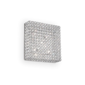 PLAFONIERA ADMIRAL PL6, CROM, DIN CRISTAL, STIL MODERN