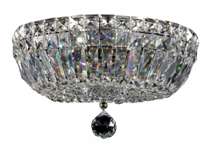 PLAFONIERA BASFOR DIA100-CL-03-N, DIN METAL SI STICLA, STIL MODERN, MAYTONI
