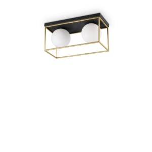 PLAFONIERA LINGOTTO PL2, ALAMA, DIN METAL, STIL MODERN