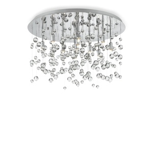 PLAFONIERA NEVE PL8, CROM, DIN METAL, STIL MODERN
