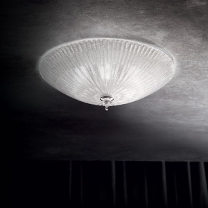 PLAFONIERA SHELL PL3, TRANSPARENT, DIN STICLA, STIL MODERN - Img 2