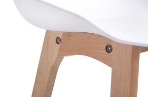 SCAUN DE BAR ALB HOKER STALLO STIL MODERN B2 - Img 5