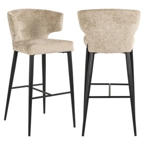 SCAUN DE BAR TAYLOR DESERT FUSION 109, S4716, CONFECTIONAT DIN 100% POLIESTER SPUMA SI METAL, RICHMOND INTERIORS