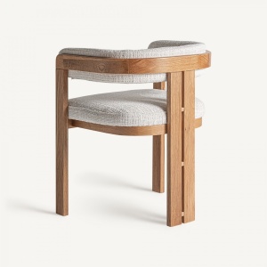 SCAUN DEOSEBIT, SEDZERE, REALIZAT DIN LEMN DE STEJAR SI TEXTIL, ARTIM GROUP SELECTION - Img 4