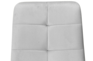SCAUN DINING IVO, GRI DESCHIS BLUVEL 03/NEGRU MAT, TAPITERIE DIN CATIFEA SI PICIOARE DIN METAL, STIL MODERN - Img 3