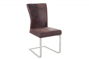 SCAUN DINING SAU BIROU CAFENIU INCHIS SAMSON DESIGN RETRO VINTAGE