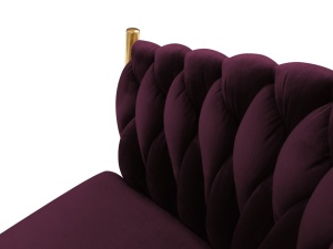 SCAUN EXCLUSIVIST SHIRLEY BURGUND, TAPITERIE DIN CATIFEA SI AURIU, STIL MODERN, ARTIM GROUP SELECTION - Img 3
