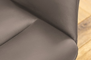 SCAUN ROTATIV, PAPILLON, METAL SI PIELE DE CULOARE MARO, ARTIM GROUP SELECTION - Img 3