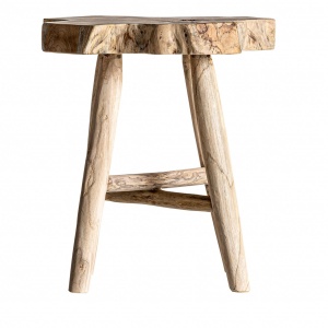 SCAUNEL ARRIE REF. 28934, CULOARE NATURALA, STIL VINTAGE, DIN LEMN MASIV DE TEAK, VIC