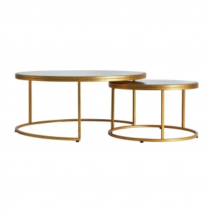 SET 2 MASUTE DE CAFEA CLAUT REF. 29640, DIN METAL SI STICLA, STIL MODERN, VIC