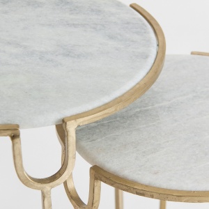 SET 2 MASUTE DE CAFEA TWENG REF. 26734, DIN METAL SI MARMURA, STIL MODERN, VIC - Img 2