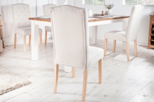 SET 2 SCAUNE, CLASIC, DE DINING, CASTLE BEJ, DIN LEMN SI TEXTIL( STIL IN), ARTIM GROUP SELECTION - Img 3