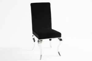 SET 4 SCAUNE NEGRE BAROCK 36546 - DESIGN MODERN - Img 2
