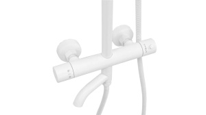 SET DE DUS REA LUNGO CU TERMOSTAT, ALB MAT, DIN ALAMA, CALITATE SUPERIOARA - Img 6
