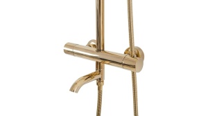 SET DE DUS REA LUNGO CU TERMOSTAT, AURIU, DIN ALAMA, CALITATE SUPERIOARA - Img 7