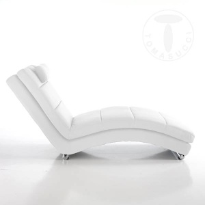 SEZLONG ELEGANT 170CM, SOFIA, COD 2453, STIL MODERN, REALIZAT DIN METAL SI PIELE ECO, DIVERSE NUANTE - Img 7