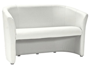 SOFA TM-2 ALBA EK-26 / WENGE CU TAPITERIE DIN PIELE ECOLOGICA STIL MODERN SIGNAL - Img 1