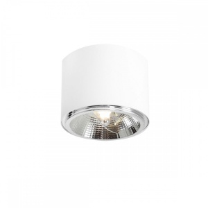 SPOT BOT, 9 CM, ALB, DIN METAL, STIL MODERN