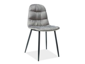 STOC 2 BUC!!!SCAUN DINING VEDIS GRI/NEGRU STIL MODERN SIGNAL - Img 2