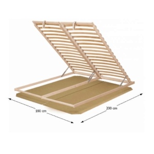 SUPORT PENTRU SALTEA/SOMIERA BASIC FLEX 3 ZONE, STIL MODERN, TK - Img 2