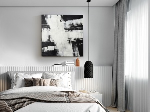 TABLOU CANVAS ACTOS I, 90x90 CM, STIL MODERN