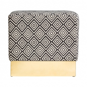 TABURET AVERS REF. 25253, DIN POLIESTER SI METAL, STIL MODERN, VIC