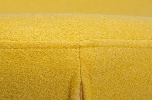 TABURET-SUPORT PENTRU PICIOARE GALBEN5/CROM EGG SZEROKI, STIL MODERN B2 - Img 4