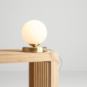 VEIOZA BALL S, 17 CM, ALAMA, DIN STICLA SI METAL, STIL MODERN - Img 2