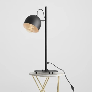 VEIOZA BERYL, 62 CM, NEAGRA, DIN METAL, STIL MODERN - Img 2