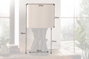 VEIOZA HARMONY NATURE, 50CM, DIN LEMN SI TEXTIL, COD 41385 - Img 7