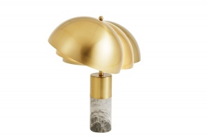 VEIOZA MODERNA 52CM, DURLESQUE, COD 41404, STIL MODERN, REALIZATA DIN METAL SI MARMURA - Img 3