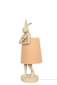 VEIOZA RABBIT PEACU 50, PORTOCALIU PIERSICA, CONFECTIONATA DIN RASINA SI METAL, STIL MODERN