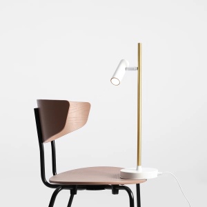 VEIOZA TREVO, 54 CM, ALAMA/ALB, DIN METAL, STIL MODERN