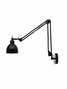 APLICA JOB, NEAGRA, CU BRAT REGLABIL, DIN METAL, STIL MODERN, B2
