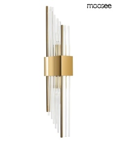 APLICA MOOSEE SLANT, AURIE, CONFECTIONATA DIN METAL SI STICLA, STIL MODERN