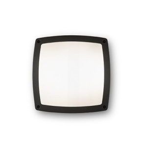 APLICA/PLAFONIERA DE EXTERIOR COMETA PL3, NEAGRA, DESIGN MODERN, IDEAL LUX
