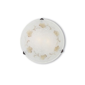 APLICA/PLAFONIERA FOGLIA PL2, DESIGN RUSITC, IDEAL LUX