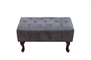 BANCUTA GRI ANTIC CHESTERFIELD 37474 - DESIGN VINTAGE - Img 6
