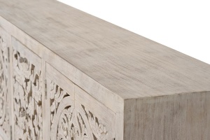 BUFET 190CM, DIN LEMN MASIV DE MANGO, STIL INDUSTRIAL G&C - Img 6