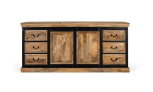 BUFET LIVING, ARTIM 1907, DIN LEMN SI METAL, DESIGN INDUSTRIAL, ARTIM GROUP SELECTION