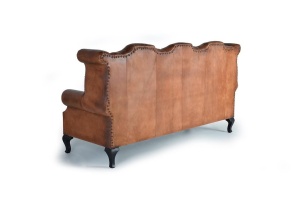 CANAPEA 1195, MARO, DIN PIELE NATURALA, STIL CHESTERFIELD G&C - Img 4