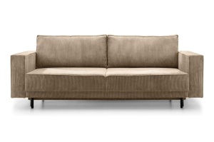 CANAPEA ADELE, BEJ GRUPA III, CONFECTIONATA DIN METAL, SPUMA POLIURETANICA SI TEXTIL, STIL MODERN