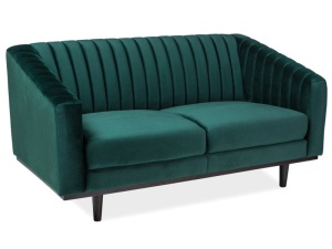 CANAPEA ASPREY 2 BLUVEL 78, VERDE, TAPITATA IN STOFA/CATIFEA, STL MODERN, SIGNAL - Img 4