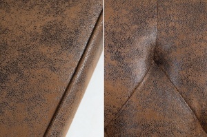 CANAPEA EXTENSIBILA,220CM, TAPITAT IN PIELE ECO, MARO ANTIC, ARTIM GROUP SELECTION - Img 5