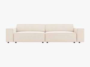 CANAPEA JODIE, 4 LOCURI, 244 CM, DIVERSE CULORI SI MATERIALE, DESIGN DEOSEBIT - Img 3