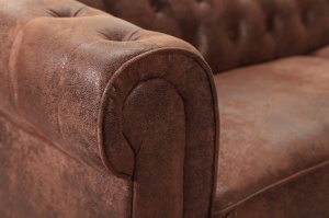 COLTAR 270CM, CHESTERFIELD, MARO ANTIC, DIN MICROFIBRA, DESIGN CLASIC, ARTIM GROUP SELECTION - Img 4