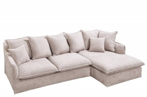 COLTAR DREAPTA, MATERIAL BOUCLE 255CM, CULOARE BEJ, DESIGN MODERN, ARTIM SELECT GROUP - Img 6