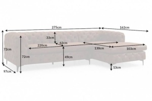 COLTAR EXCLUSIVIST, 275CM, DIN PIELE ECO, STIL INDUSTRIAL, ARTIM GROUP SELECTION - Img 6