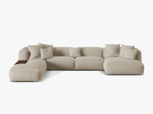 COLTAR MARTINA STANGA, 4+ LOCURI, 406 CM, DIVERSE CULORI SI MATERIALE, DESIGN DEOSEBIT - Img 3